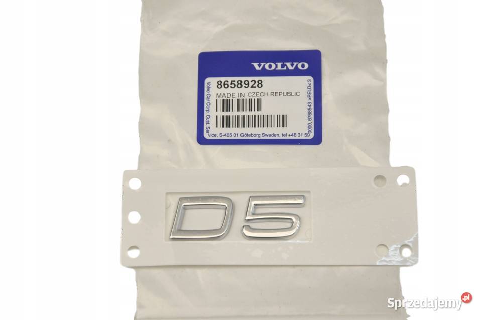 VOLVO C30 C70 S40 V50 emblemat D5 na tylna klape Bielany Wrocławskie