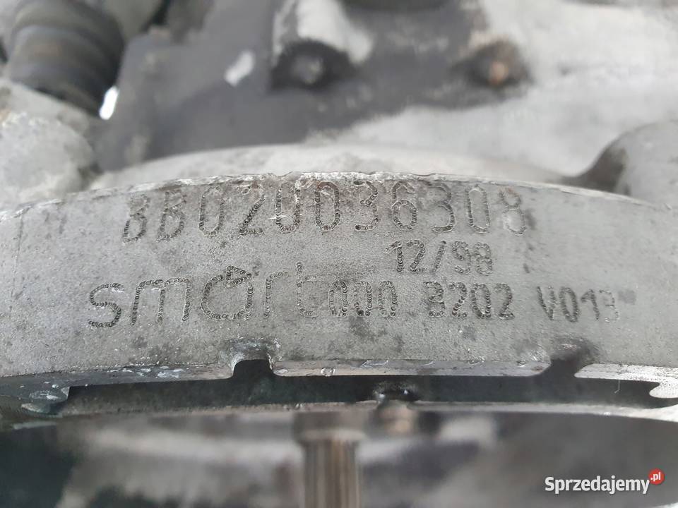 Smart ForTwo 600 06 T turbo SKRZYNIA BIEGÓW Części samochodowe Rudka