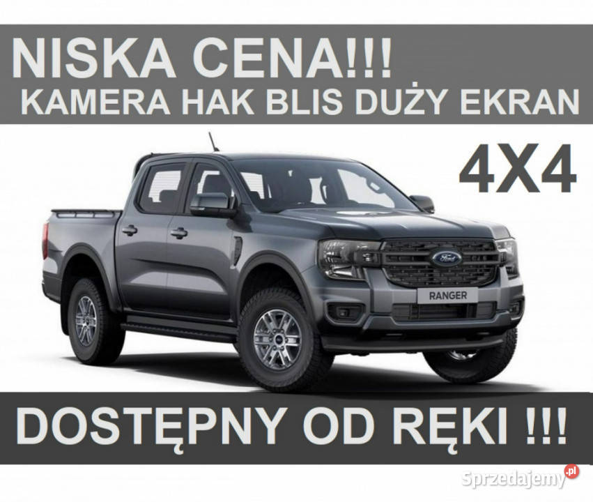 Ford Ranger Nowy Ranger Limited 205KM 4x4 Rolera Kamera 360 Niska Cena 256…