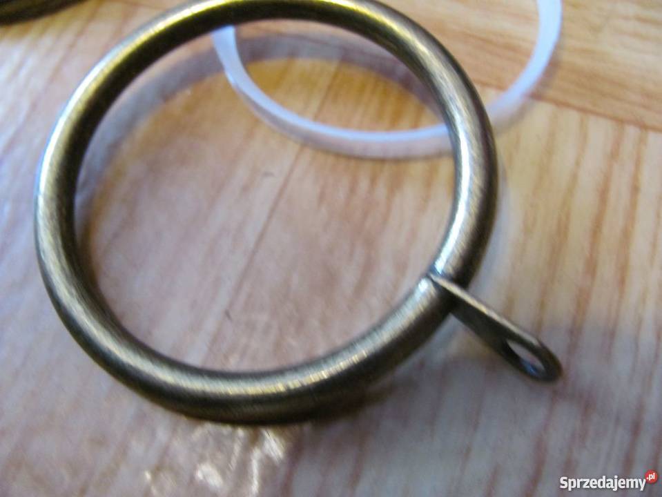 kółka do zasłon 23 sztuki kolor stare złoto