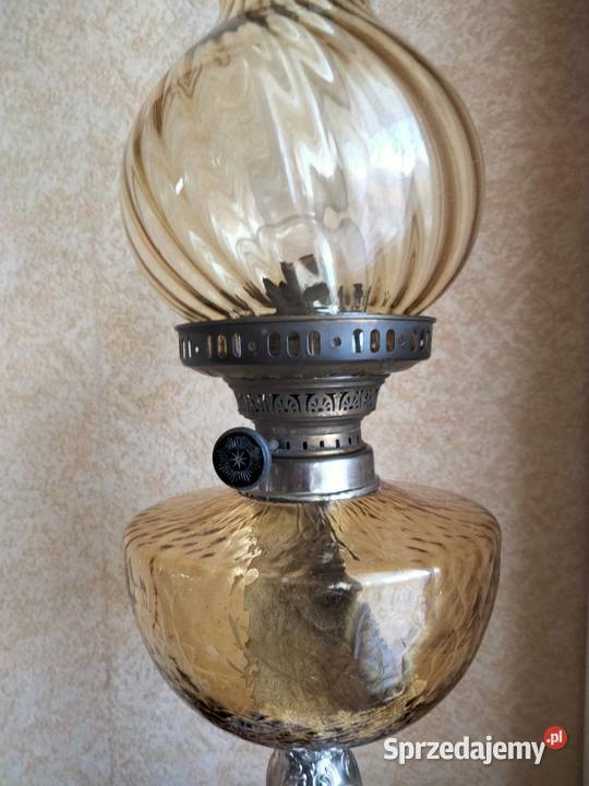 Stara duża 100 sprawna lampa naftowaolejowa 72 Gniezno