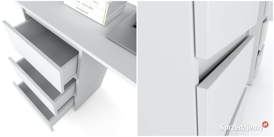 Biurko Szkolne Komputerowe Nowoczesne Loft Wotan 120cm Dom i Ogród Elbląg