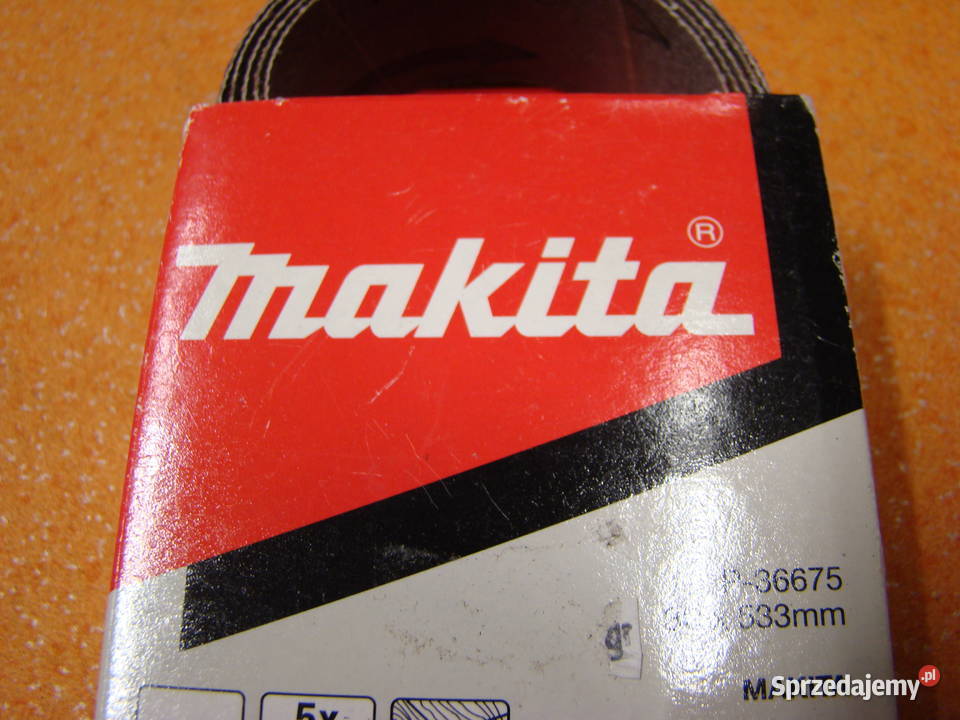Taśma szlifierska MAKITA 30x533 mm Granulacja 40 śląskie Bielsko-Biała