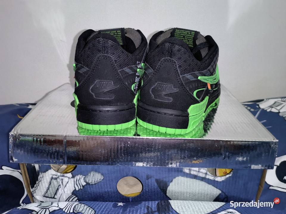 Nike X OffWhite Air Rubber Dunk Green Strike Lublin