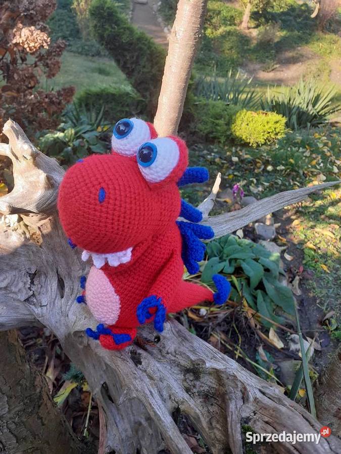 Smok Edzio na szydełku kujawsko-pomorskie Nakło nad Notecią sprzedam