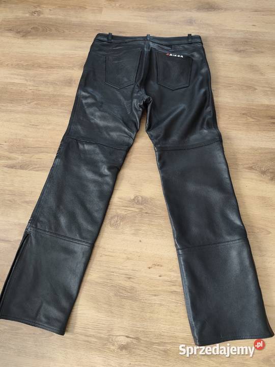 Spodnie motocyklowe skórzane męskie 4BIKER r XL