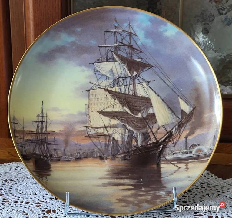 Franklin porcelain kolekcjonerski talerz Gdańsk