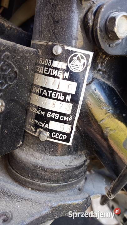 Ural M67 Wsteczny bieg Oryginalny 6200 przebiegu mazowieckie Klepaczew
