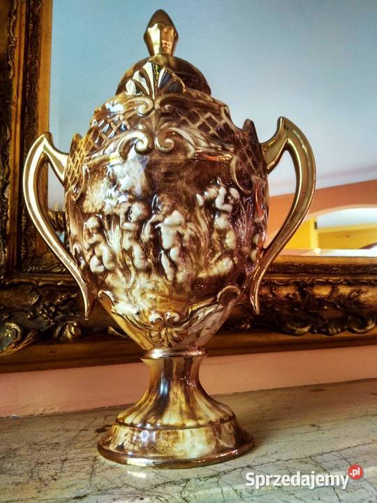 Złocona Amfora z Amorkami pomorskie Gdańsk