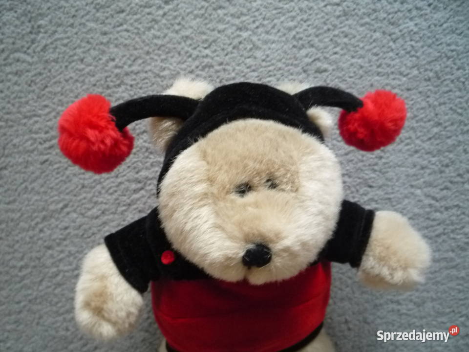 Nowa Maskotka pluszak Biedronka Starbucks Coffe czerwony Szczecin