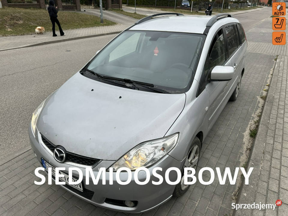 Mazda 5 7 miejsc klimatronik tempomat hak mocny