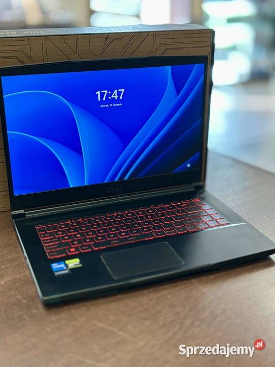 Laptop MSI GF63 Thin 12VE264 156 Intel Core i5 warmińsko-mazurskie Elbląg