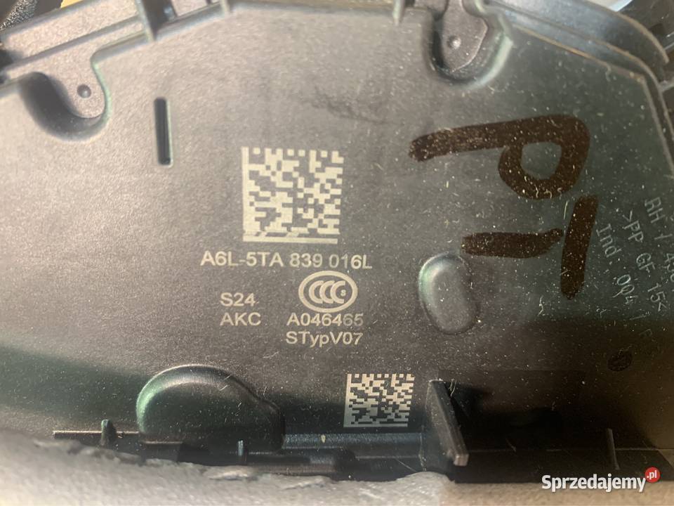 Zamek drzwi prawy tył 5TA839016L vw troc zamki, wkładki, kluczyki Szczecin