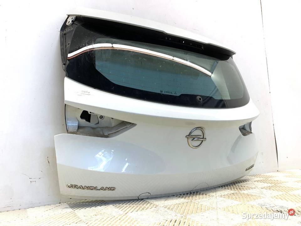KLAPA TYŁ OPEL GRANDLAND SUV BIAŁA PERŁA TYLNA osobowe sprzedam