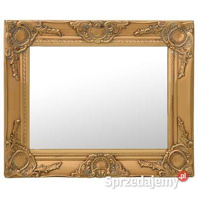 vidaXL Lustro ścienne w stylu barokowym 50x40 mazowieckie Warszawa