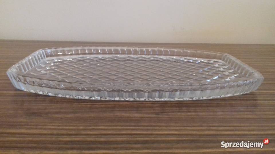 Patera kryształowa prostokątna Vintage do Porcelana i szkło Kraków