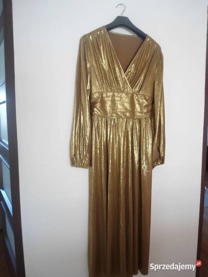Sukienka złota xl długa Koszalin