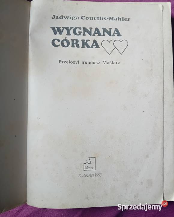 Jadwiga CourthsMahler Wygnana córka Akapit 1993 Koźminek