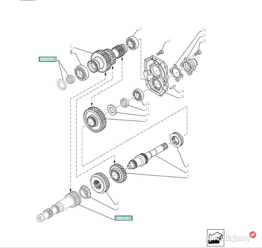81864405 Łożysko Farmall MXU Maxxum T6 TS T6000 Warszawa