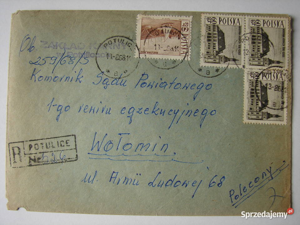 Potulice Zakład Karny Komornik Sądowy Wołomin OZ Warszawa