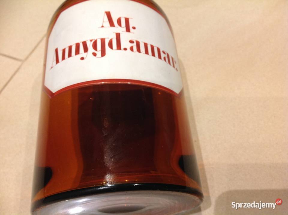 Stara Butelka Apteczna Szkło Rwaniec Sygnowana