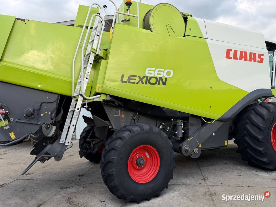 Kombajn zbożowy Claas Lexion 660 heder V750 Nowa Ruda