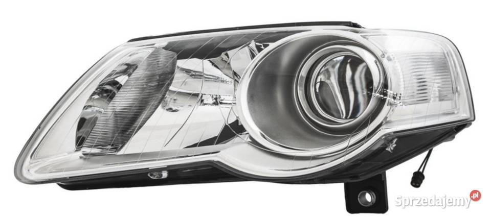 Volkswagen Passat B6 0510 Reflektor przedni Motoryzacja Łódź