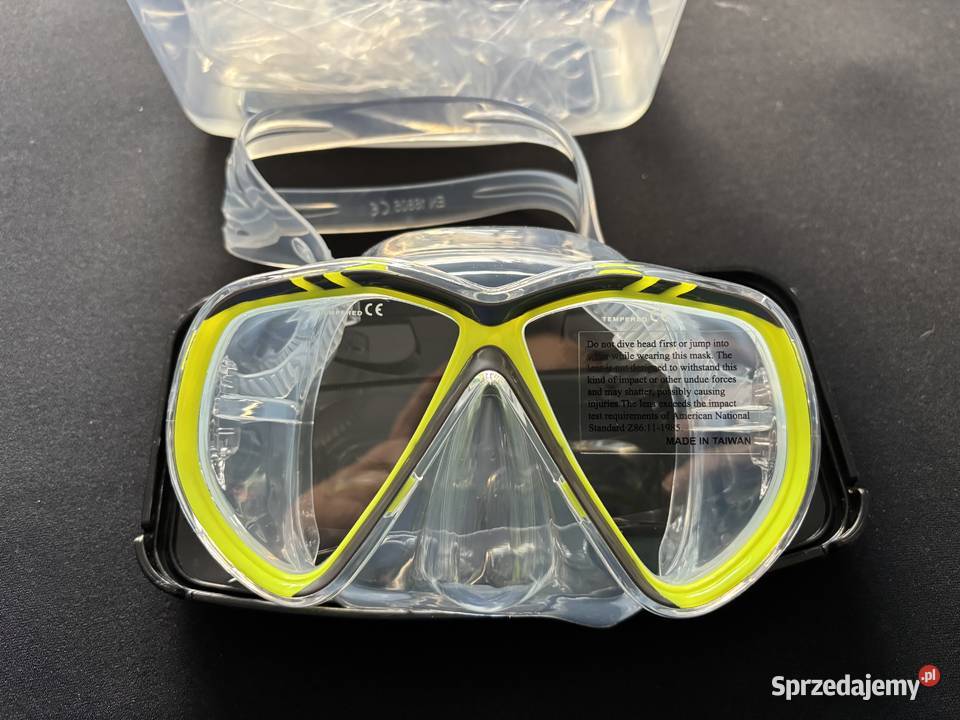 Maska Nurkowa Profesjonalna Vision bezb silikon Bytom sprzedam