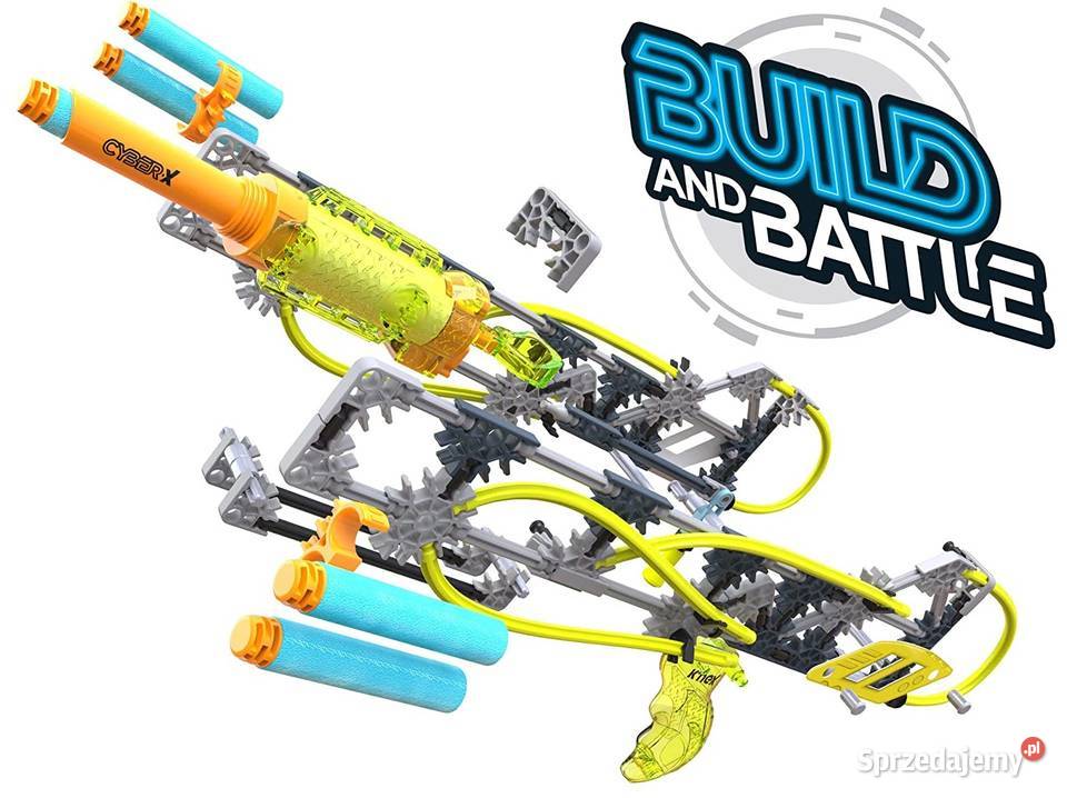 Zestaw Klocków Knex CYBERX C5 NEOSTRIKE Karabin szary/srebrny sprzedam