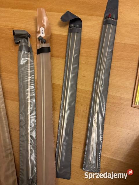 Zestaw drutów do robienia na drutach z czasów Częstochowa