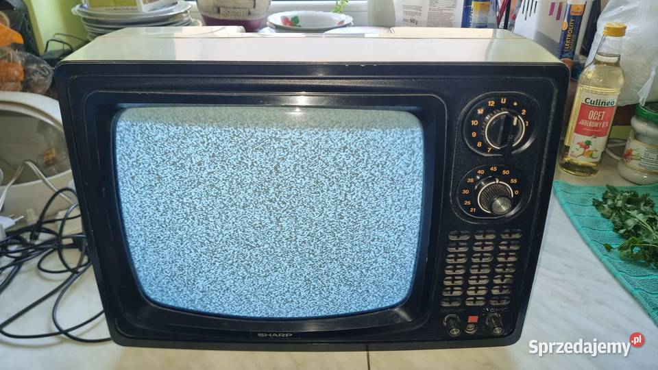 Zabytkowy telewizor Sharp 12P32G 12 Vintage Warta sprzedam