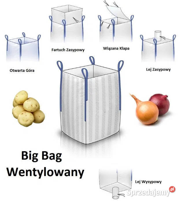 Big Bag na kapustę cebulę i inne warzywa Kraków