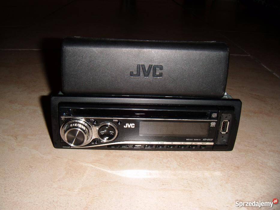 Radio JVC KDG632 Aux USB iPodiPhone 4x50Wat zdejmowany panel