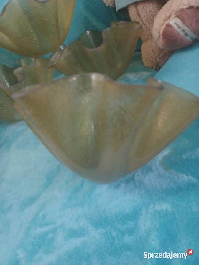 Żółte klosze vintage 5 łódzkie Łódź sprzedam