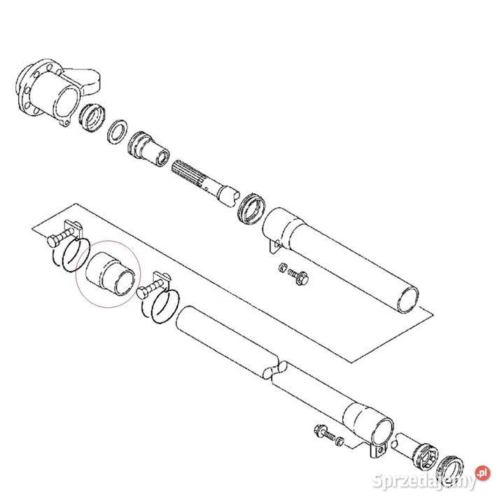 Osłona wału 5662 x 5256 mm Yanmar EF453TEF494T podkarpackie Tajęcina sprzedam