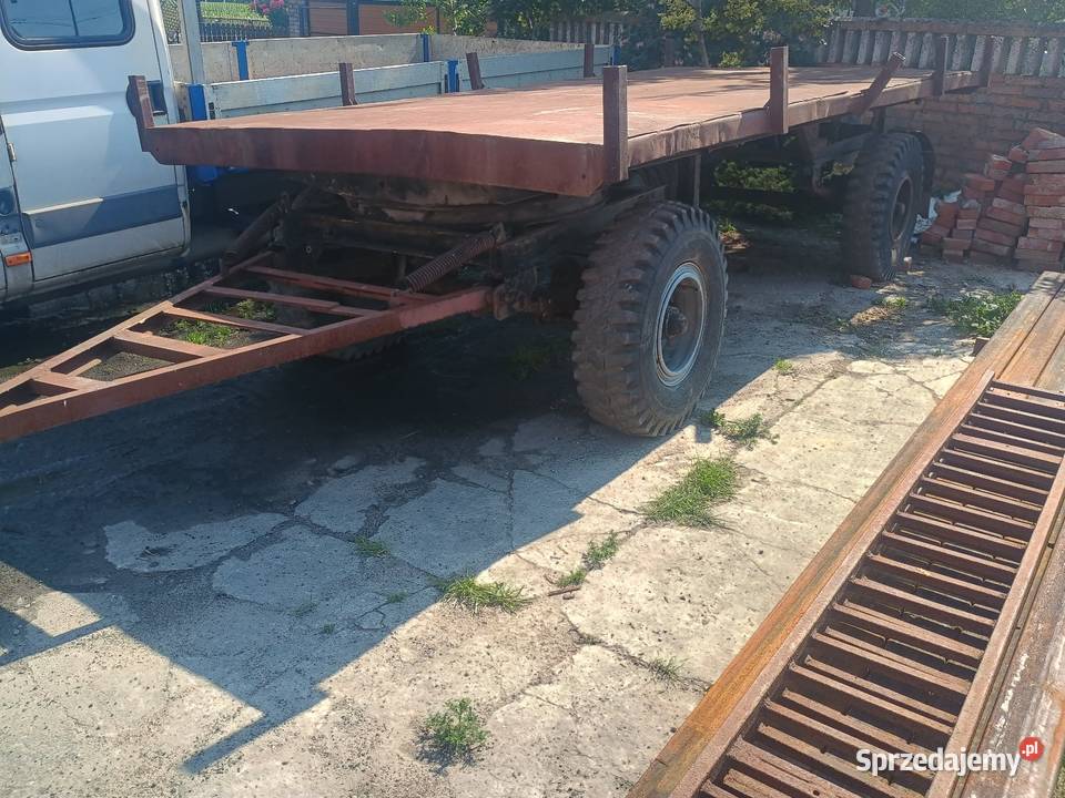 Przyczepa Bss 7 ton czeska Maszyny rolnicze Pępowo
