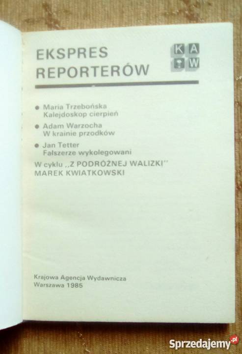 EKSPRES REPORTERÓW M IN FAŁSZERZE WYKOLEGOWANI Piszczac