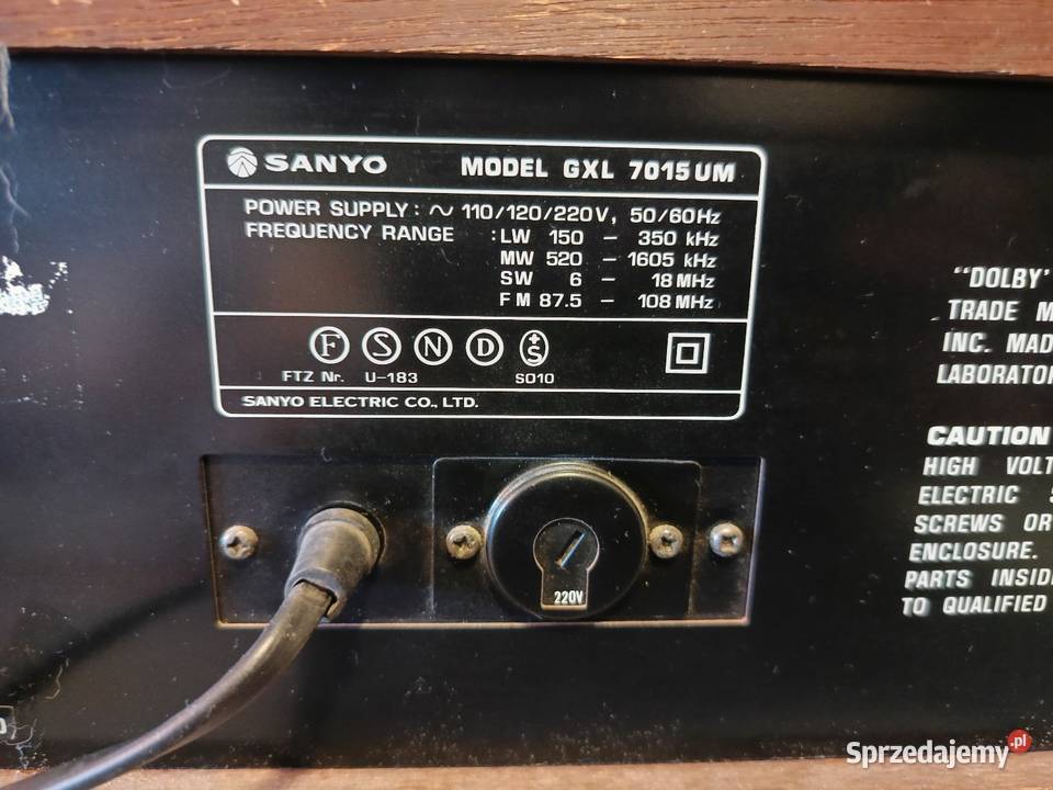 Amplituner SANYO GXL 7015 UM Casseiver Amplitunery sprzedam
