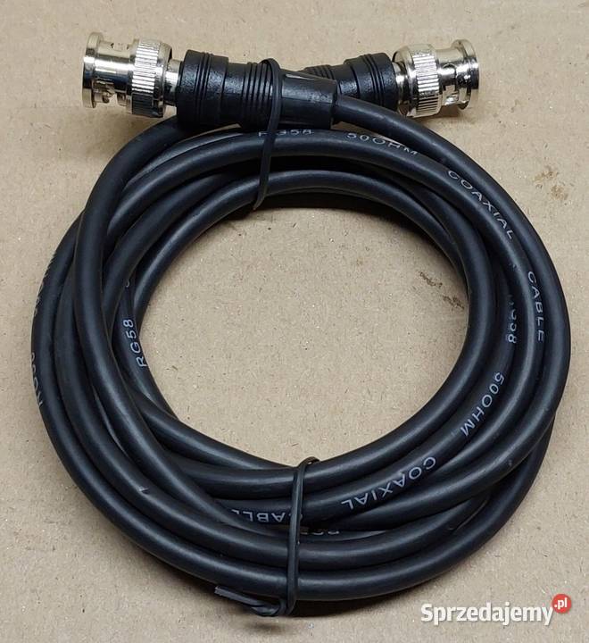 KABEL KONCENTRYCZNY BNC 50 OHM 5M CABLE505 Mielęcin sprzedam