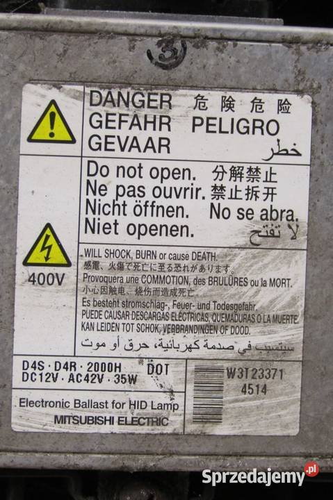 LAMPA PRZEDNIA PRAWY PRZÓD XENON MITSUBISHI sprzedam