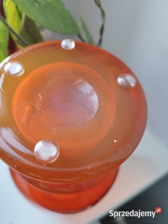 Kufel ZHorbowy różowy duszek szkło kolorowe sprzedam