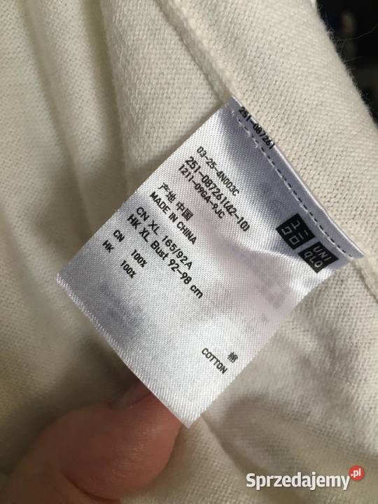 Kardigan Uniqlo kremowy sprzedam