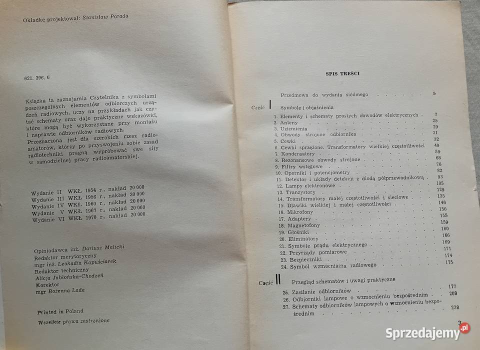 zesław Klimczewski czytać schematy radiowe WKŁ Koźminek sprzedam