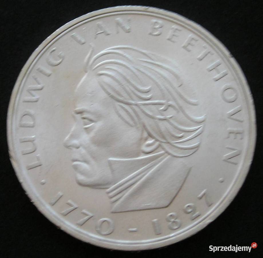 NIEMCY 5 MAREK 1970 BEETHOVEN SREBRO Łódź