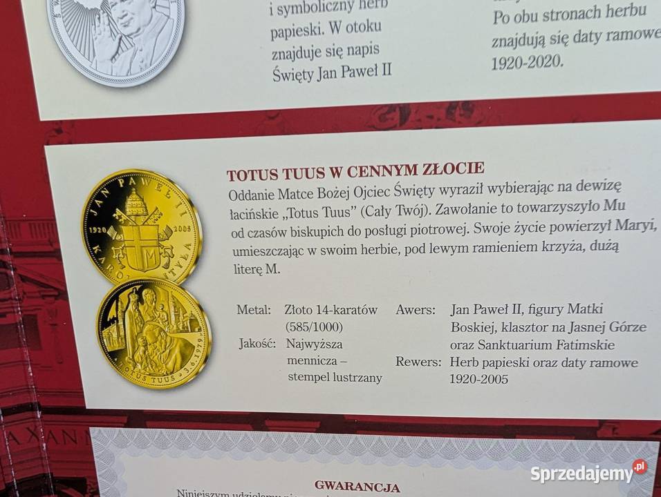 Folder Klaser na medale 100 Rocznica Urodzin Piła