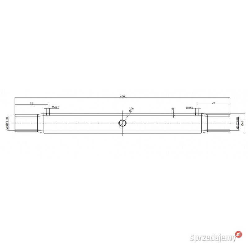 Łącznik centralny kat 2 30x3 580830 MM tuba 450 małopolskie Kamionna
