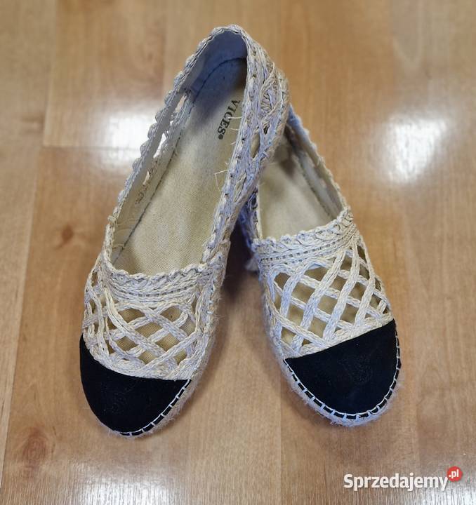 Buty Espadryle Vices 40 ze sznurkiem podeszwie czarny Lublin
