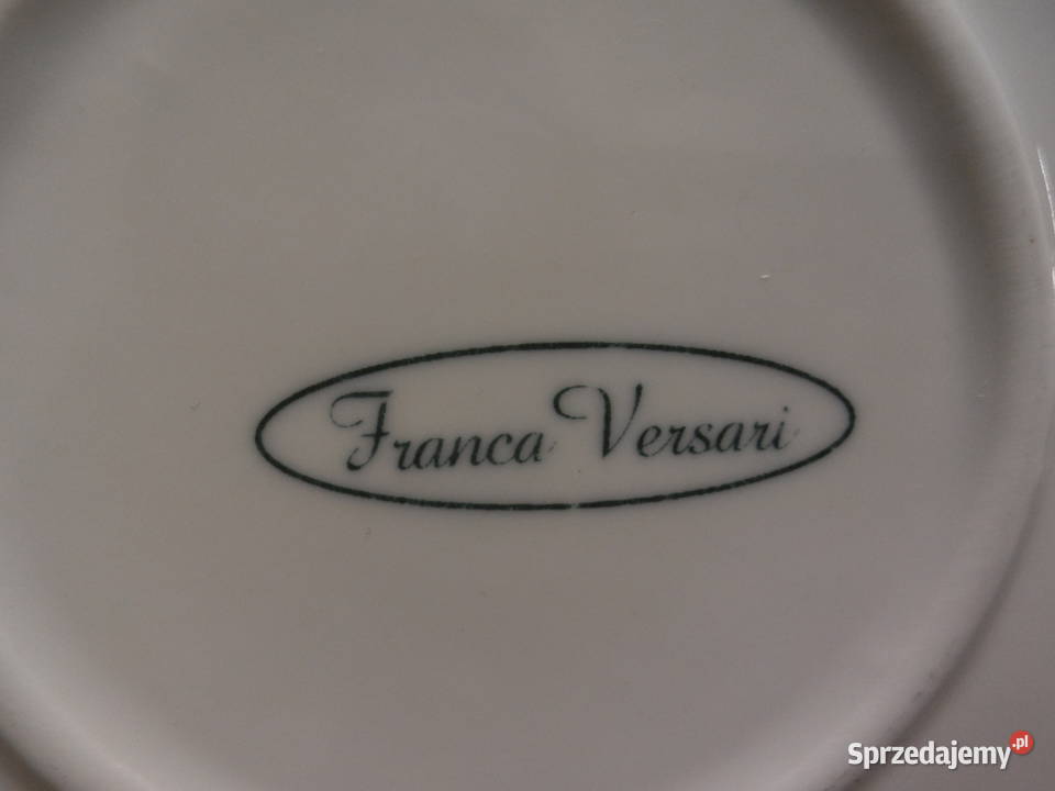 Porcelanowa biała pateratalerz FRANCA VERSARI wielkopolskie Raszków