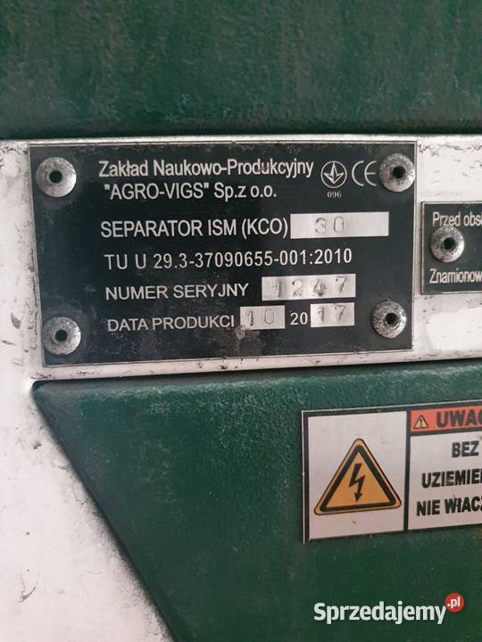 Wialnia do zboża Separator do zbóż Separator nieuszkodzony Środa Wielkopolska sprzedam