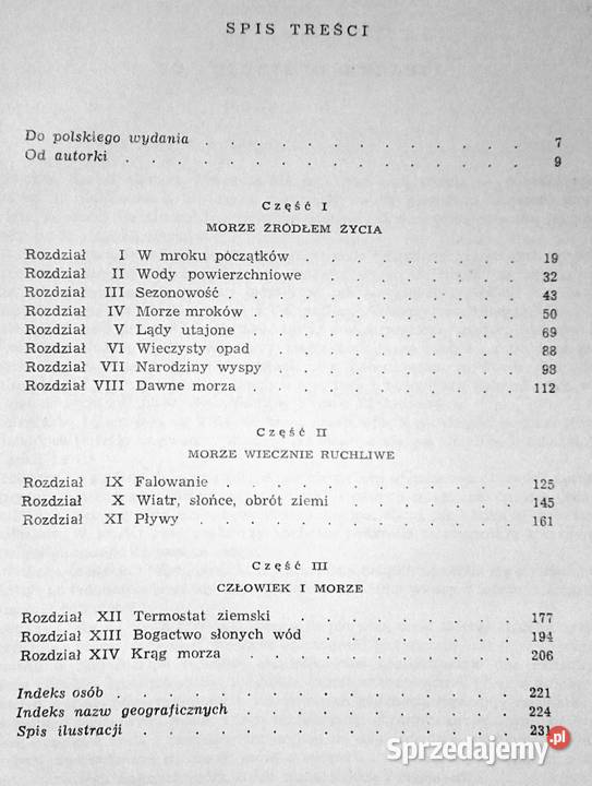 Morze wokół nas Rachel Carson lubelskie sprzedam